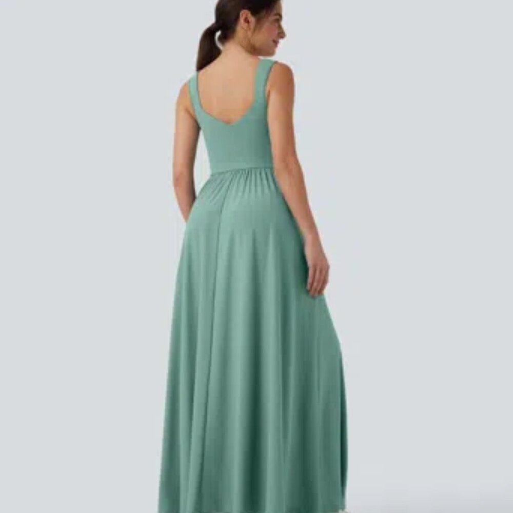 HALARA Sage Green Maxi Dress - Picture 3 of 5